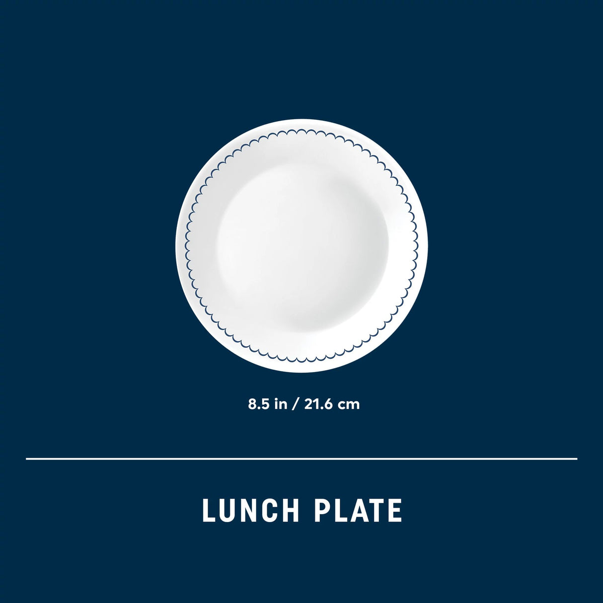 Caspian Lace 8.5" Lunch Plate