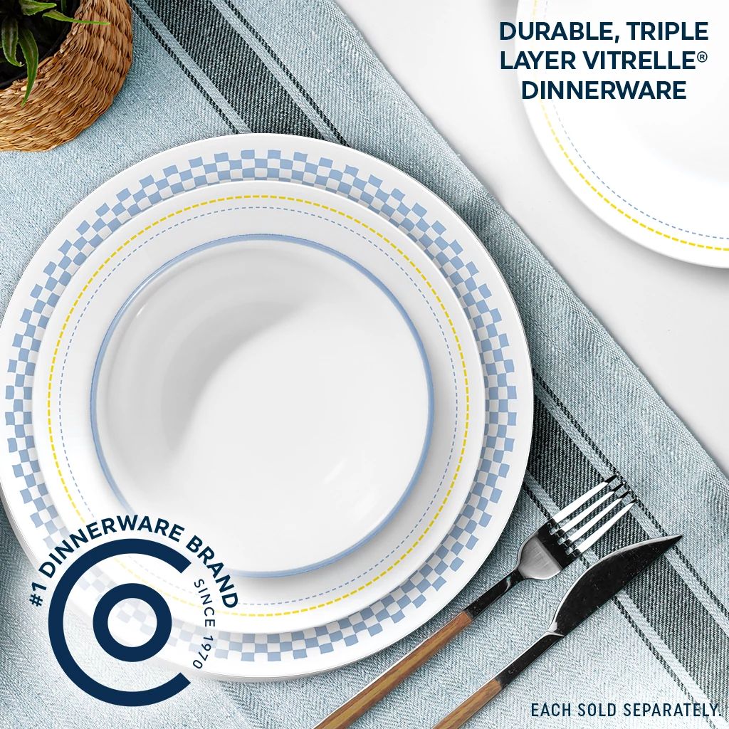 Amelia 18-ounce Cereal Bowl with text durable triple layer vitrelle dinnerware