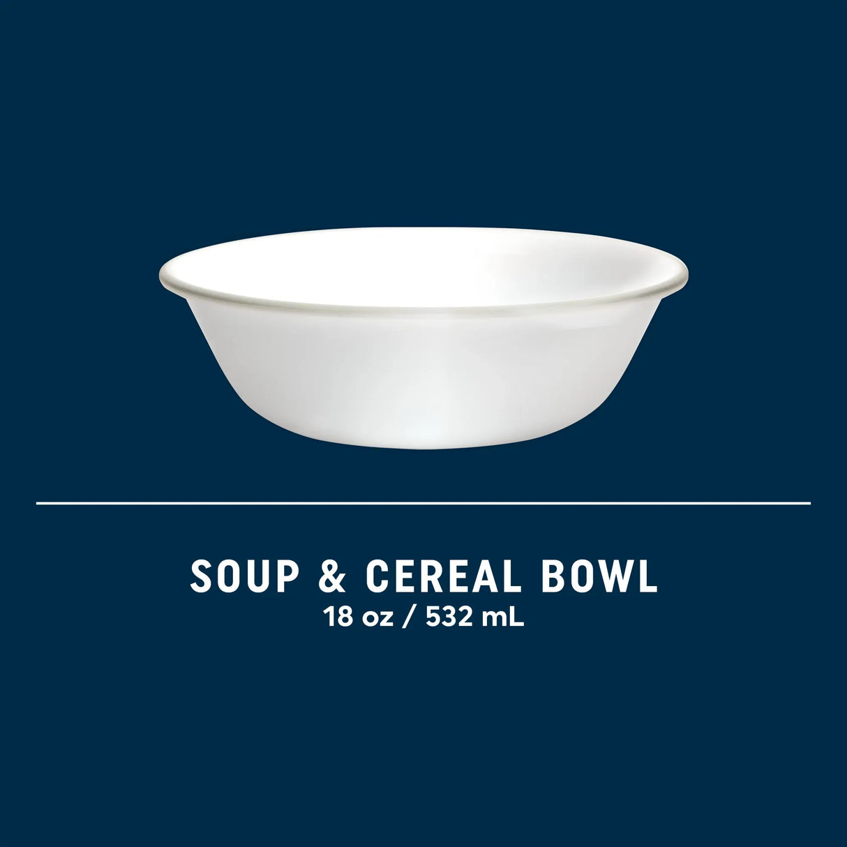Knox 18-ounce Cereal Bowl on blue background
