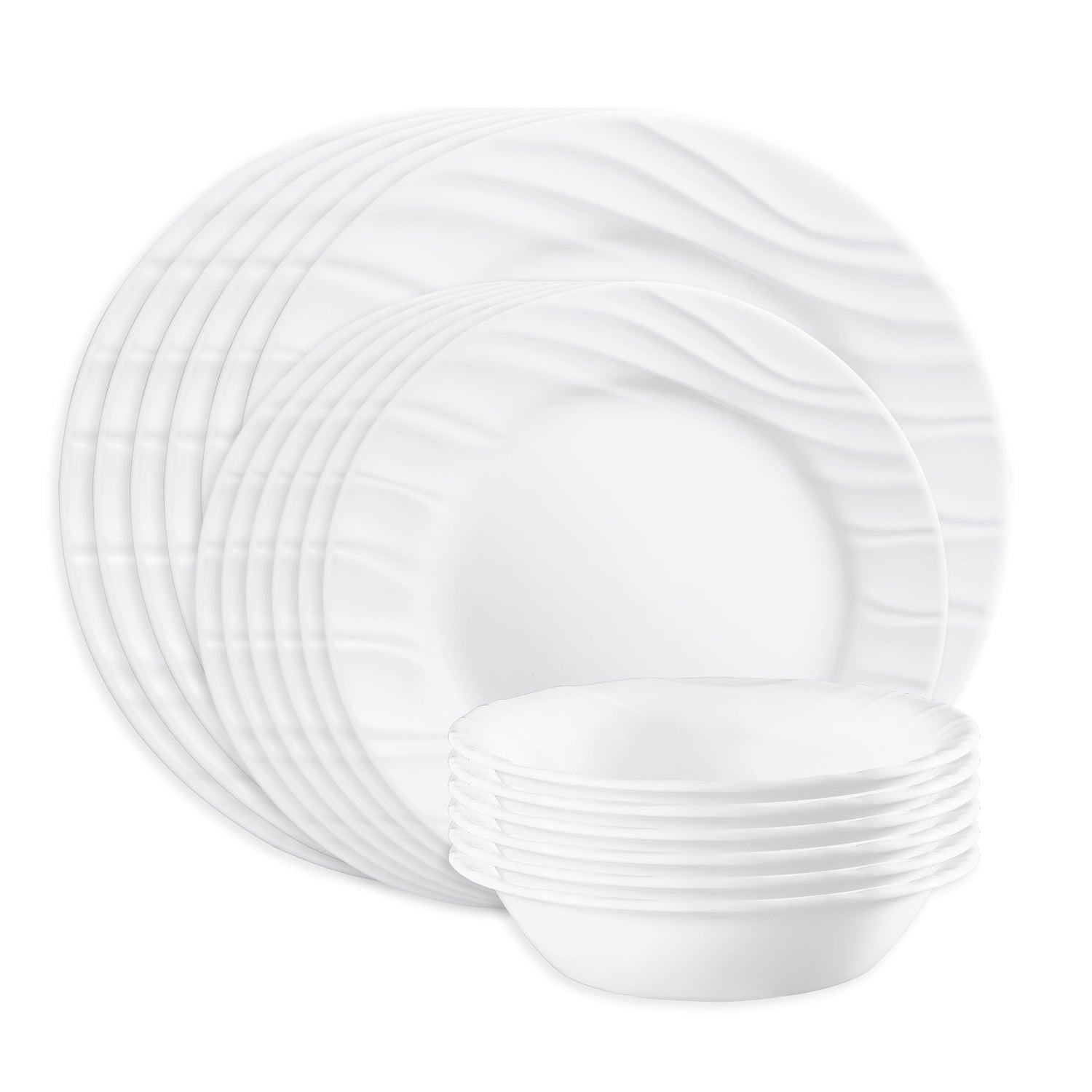 Corelle® Swept 18-piece Dinnerware Set, Service for 6