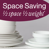 Corelle® Indigo Speckle 18-piece Dinnerware Set, Service for 6