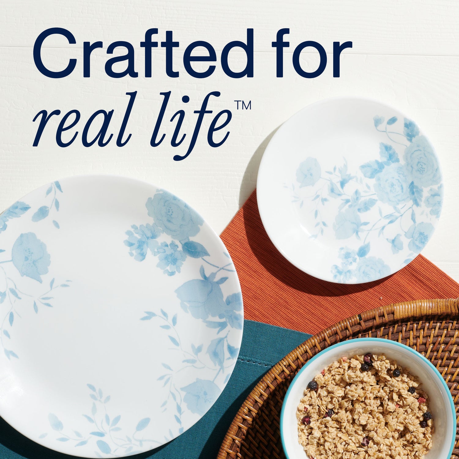 Corelle® Blue Bouquet 8.5