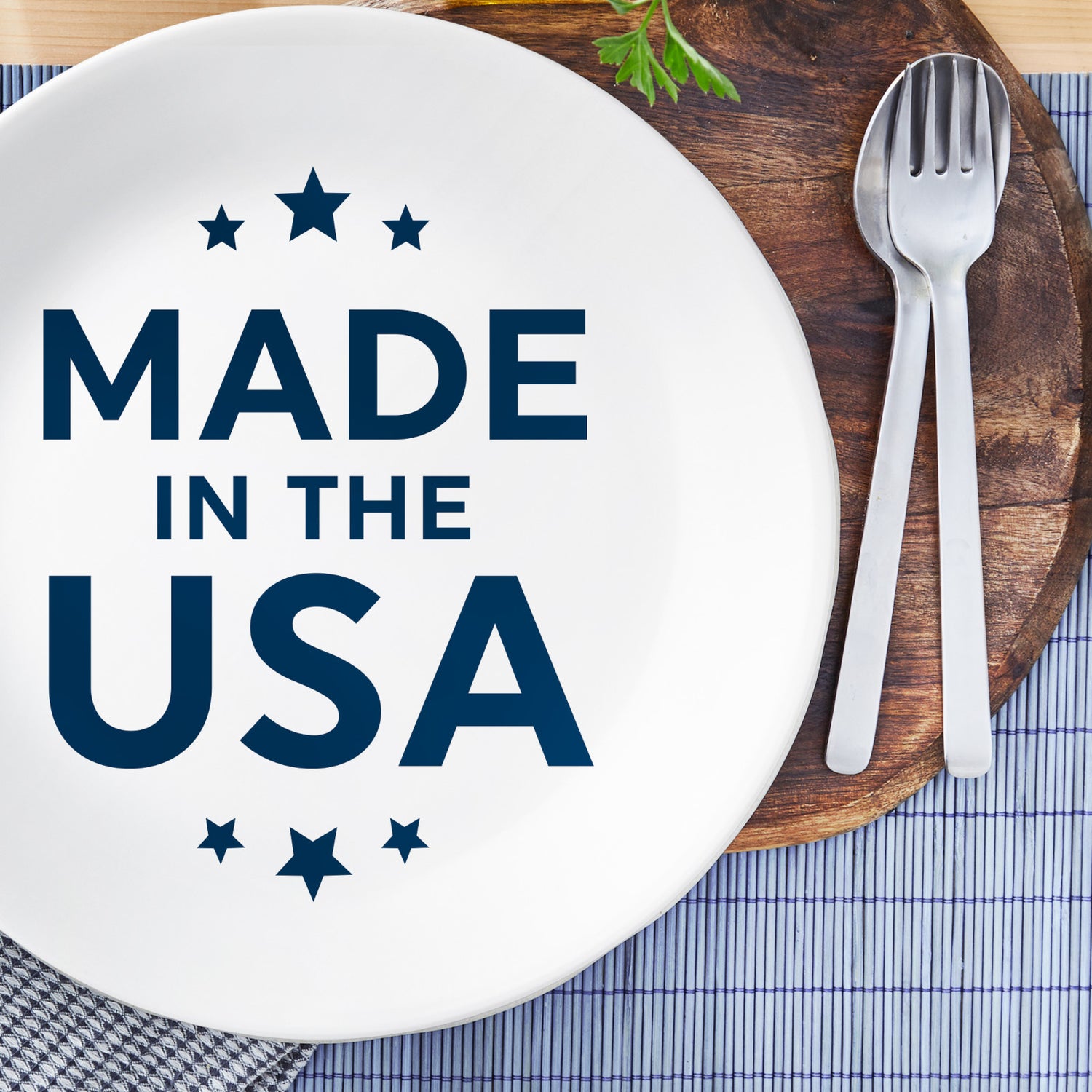 text that says made in the USA