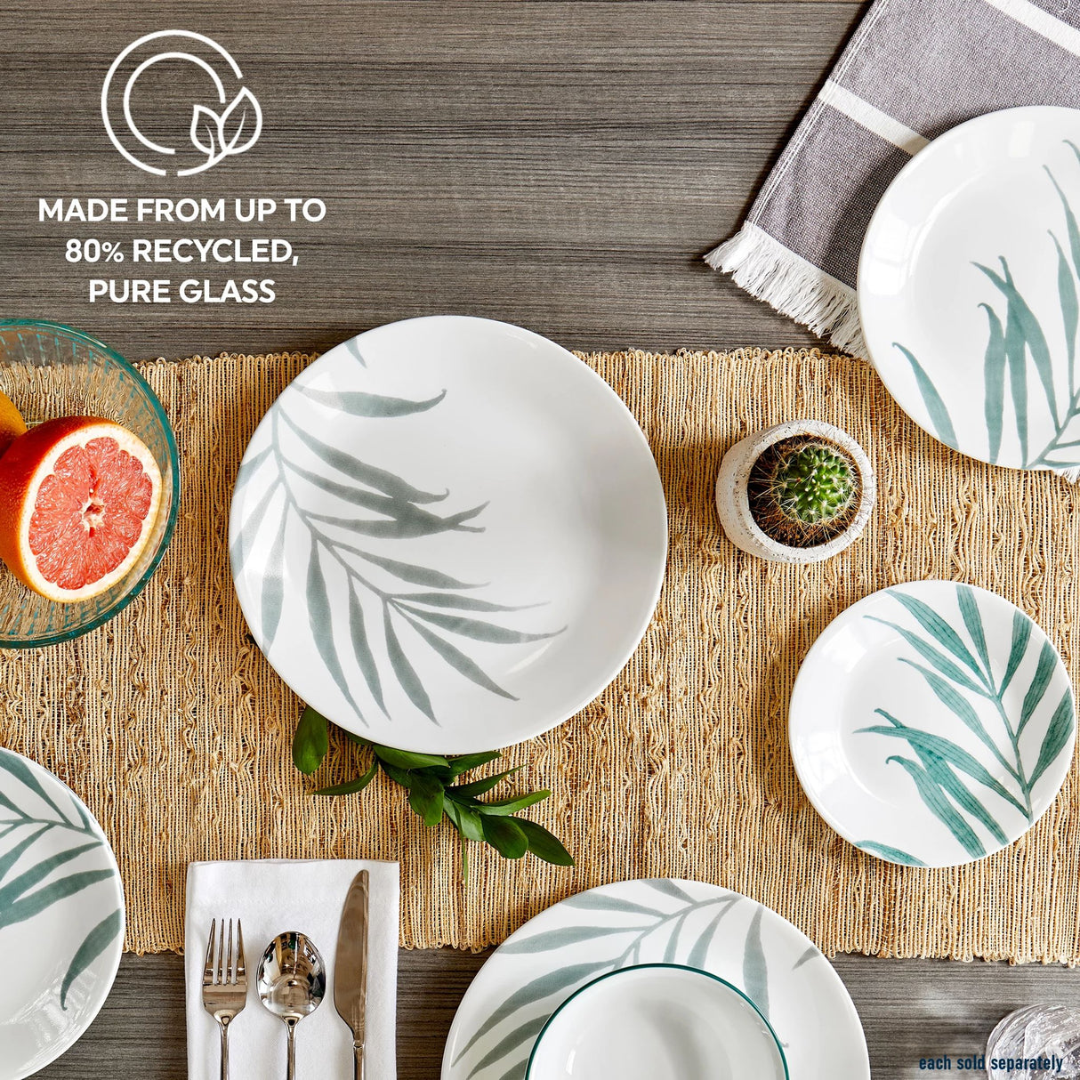  Soilar Print plates with text made from up to 80% recycled pure glass