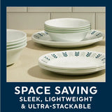  Anders dinnerware with text space saving sleek lightweight &amp; ultra stackable