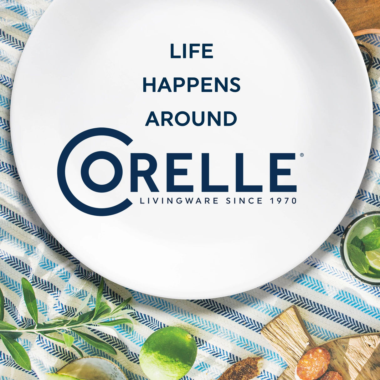 Life happen around corelle livingware since 1970