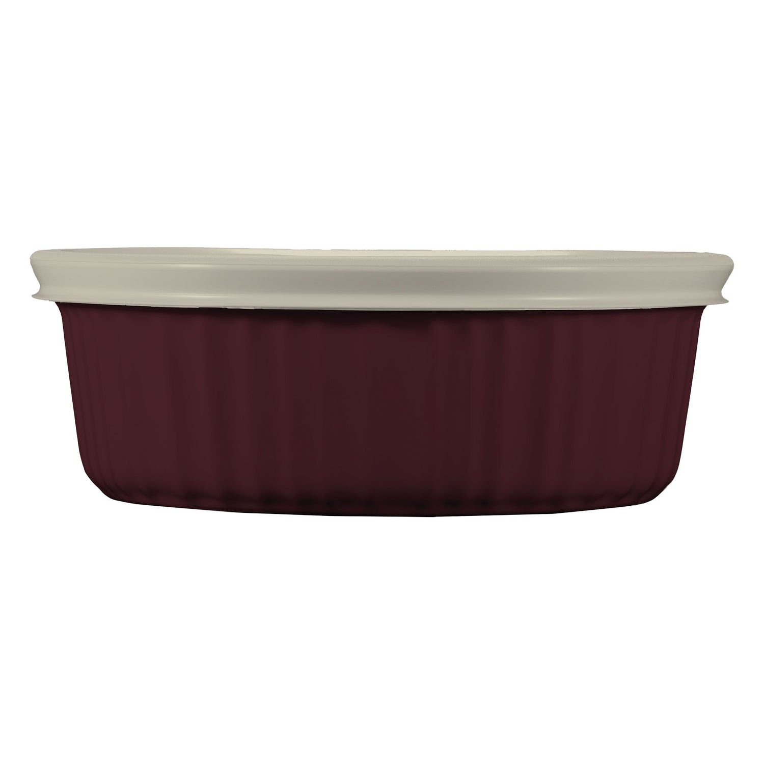 French Colors 24-ounce Baking Dish with Lid, Cabernet